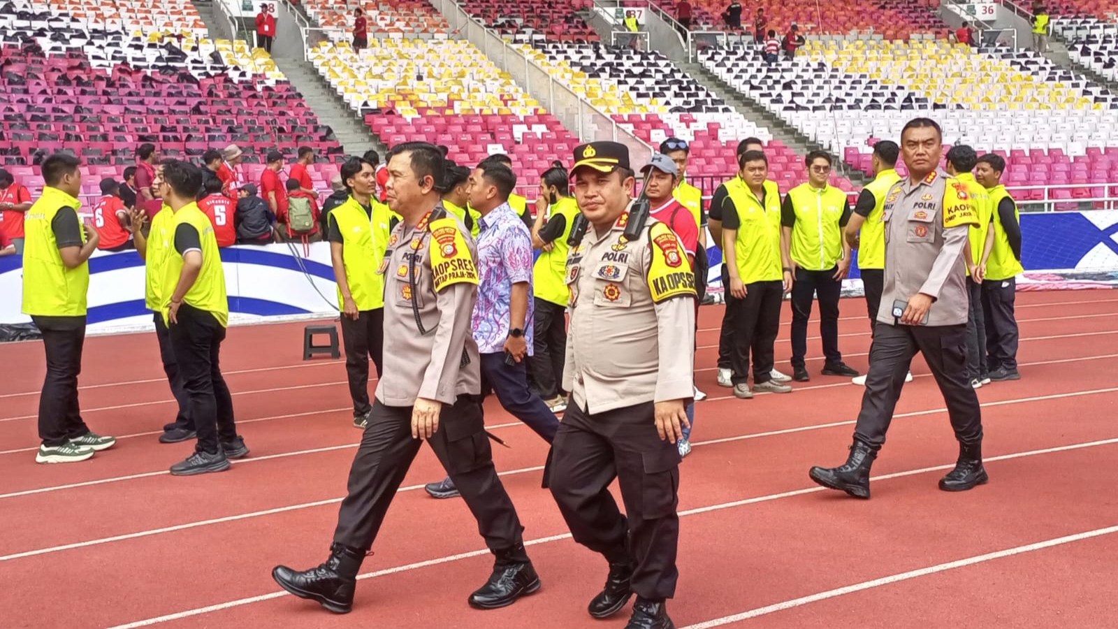 Amankan Pertandingan Indonesia Vs Jepang di GBK, Polri Kerahkan 2.500 Personel