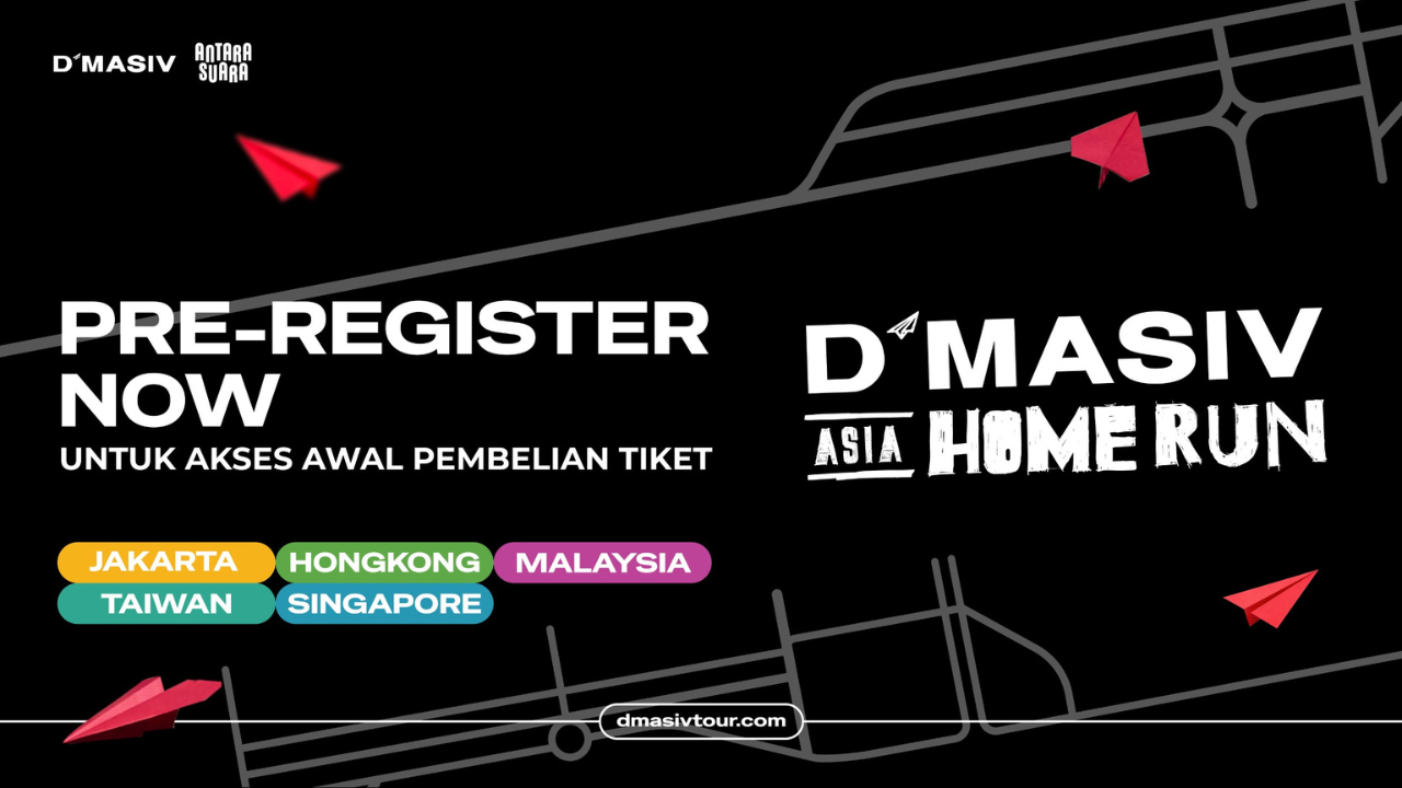 D'MASIV Siap Gelar Tur Asia Home Run 2026, Pre-Registration Resmi Dibuka