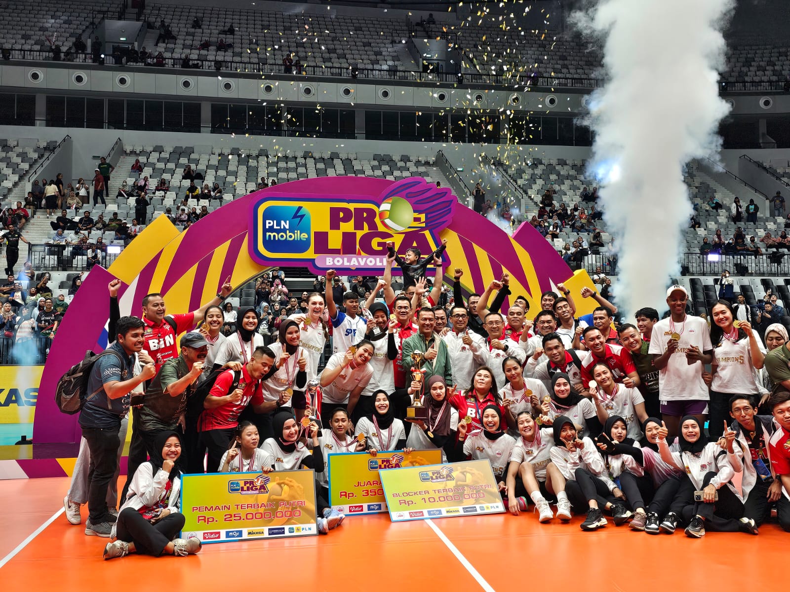 Megawati Hangestri Pemain Terbaik, Jakarta BIN Juara Proliga 2024!