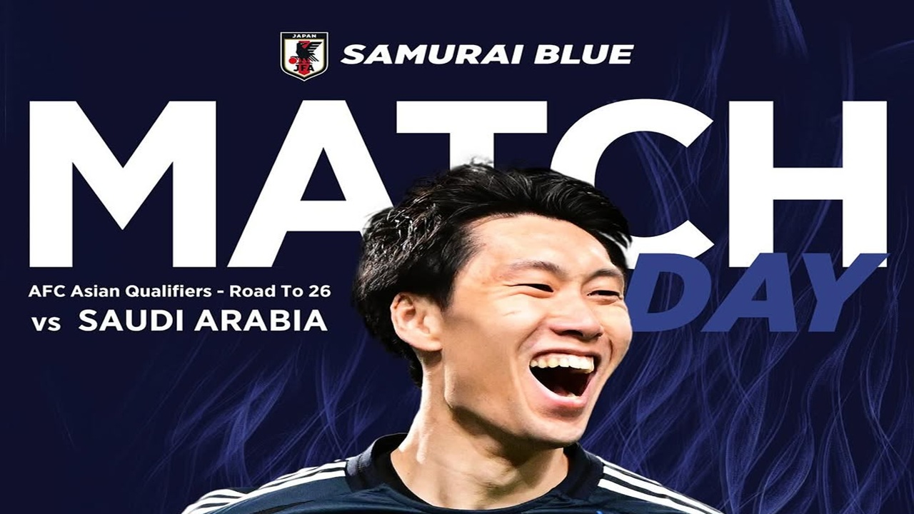 Jadwal Matchday 8 Kualifikasi Piala Dunia 2026 zona Asia, Mulai Laga Jepang vs Arab Saudi!