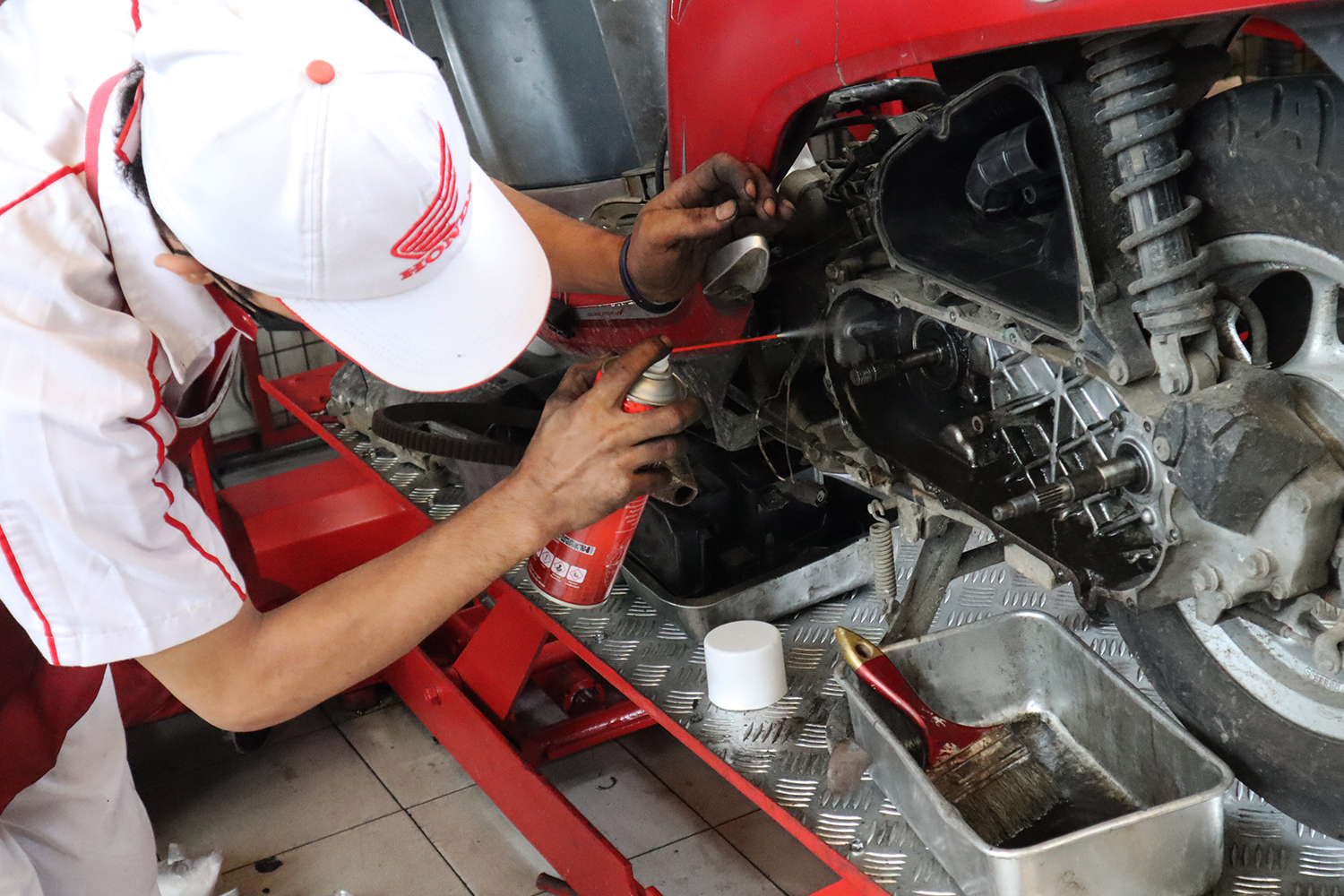 Tips Rawat Sepeda Motor Pasca Mudik, Perhatikan 8 Komponen Berikut Ini!