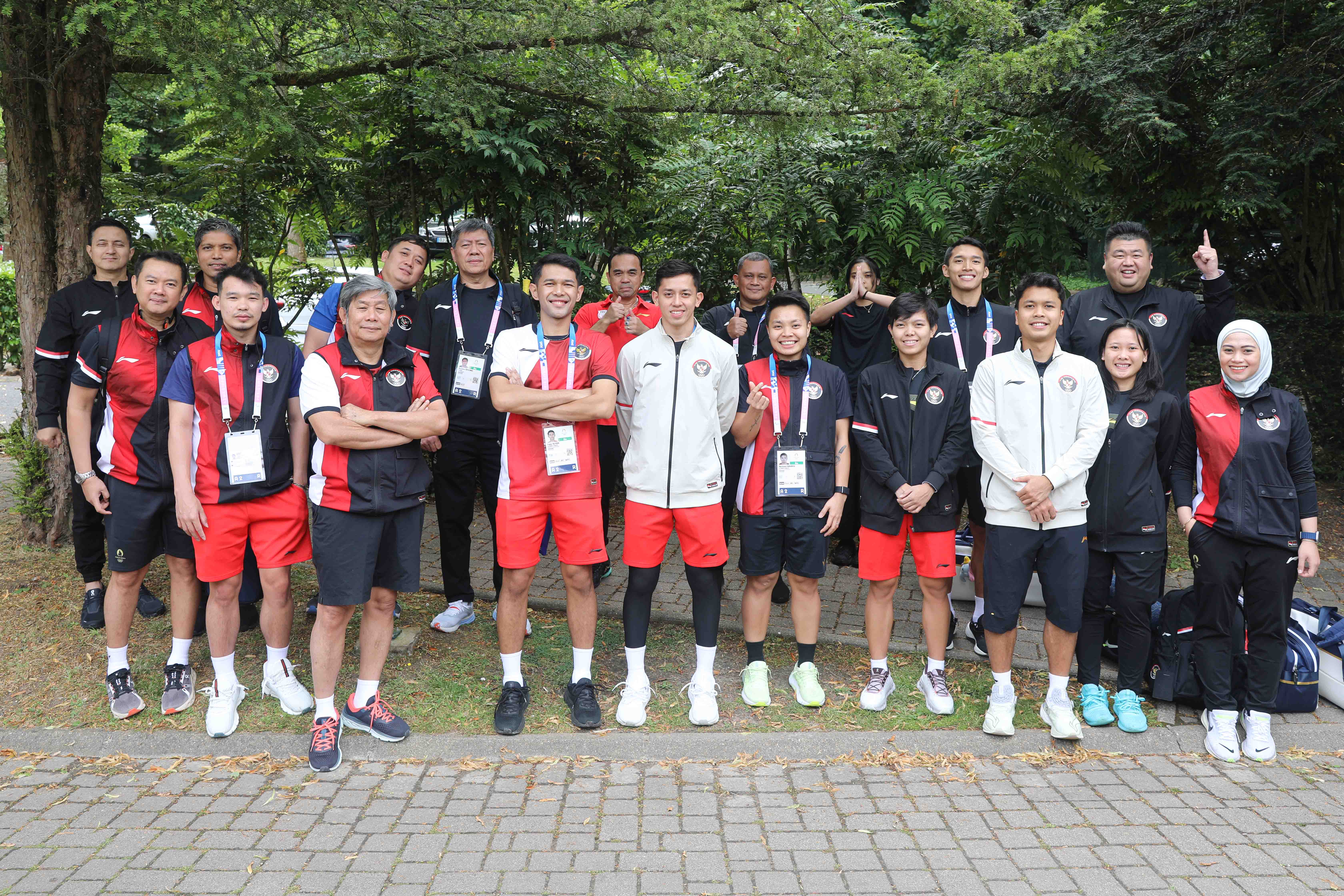 Jonatan Christie dkk Masuk Athlete Village, Gregoria Selfie Bareng Rafael Nadal