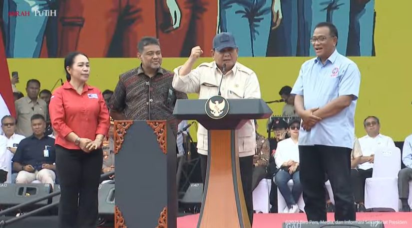 Hadiri Peringatan May Day, Prabowo: Saya Rela, Saya Siap, Saya Ikhlas Mati Untuk Bangsa dan Rakyat