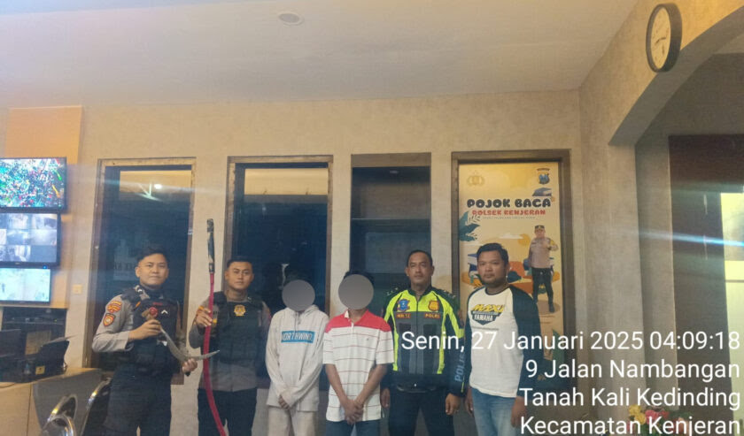 Lagi, Polres Tanjung Perak Amankan Dua Remaja Anggota Gangster