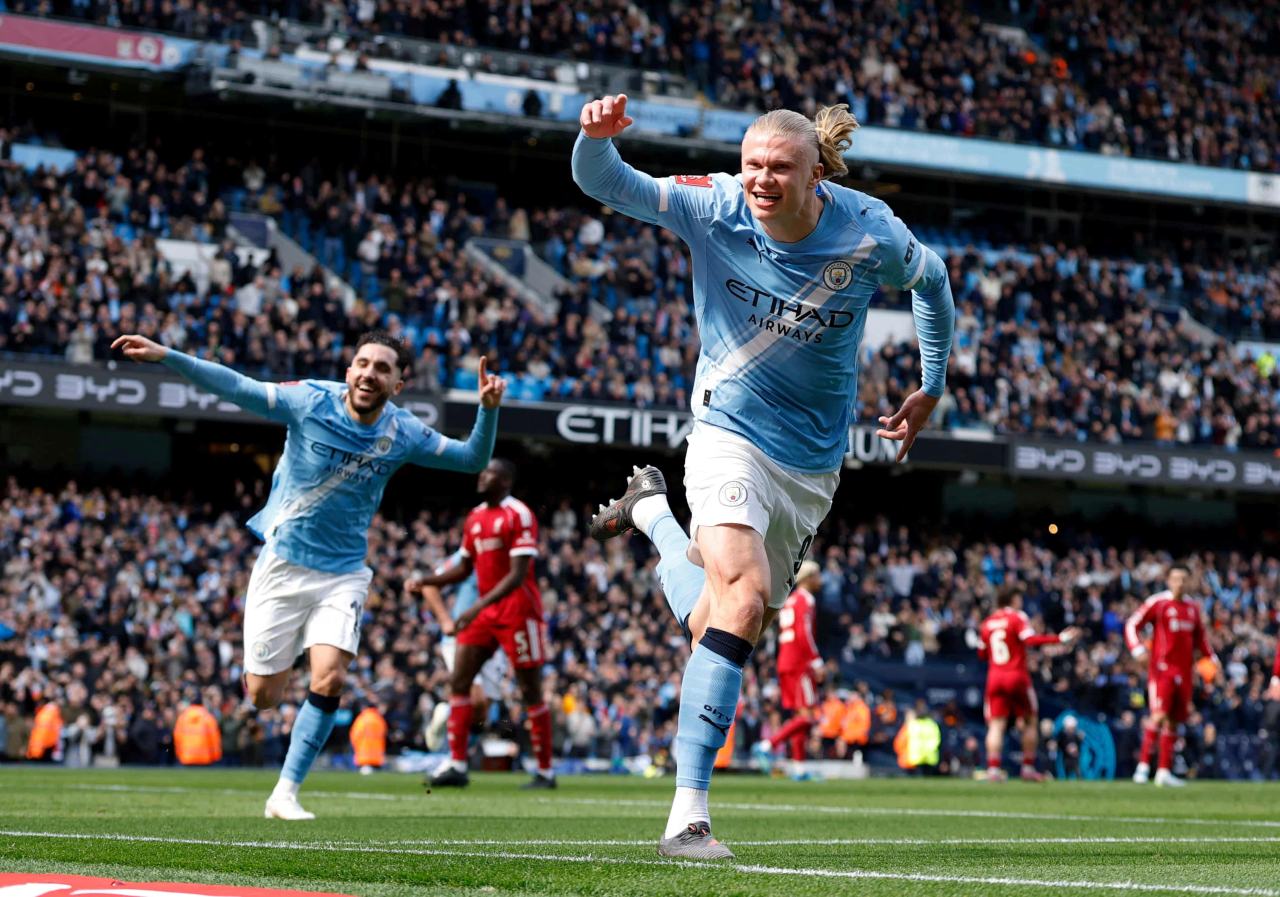 Man City Tendang Liverpool dari FA Cup, Haaland Bicara Ambisi Trofi
