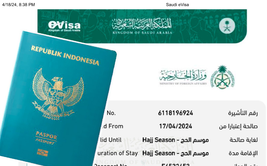 Jadwal Pembuatan Visa Haji 2025, Dirjen PHU: Sebulan Sebelum Pemberangkatan