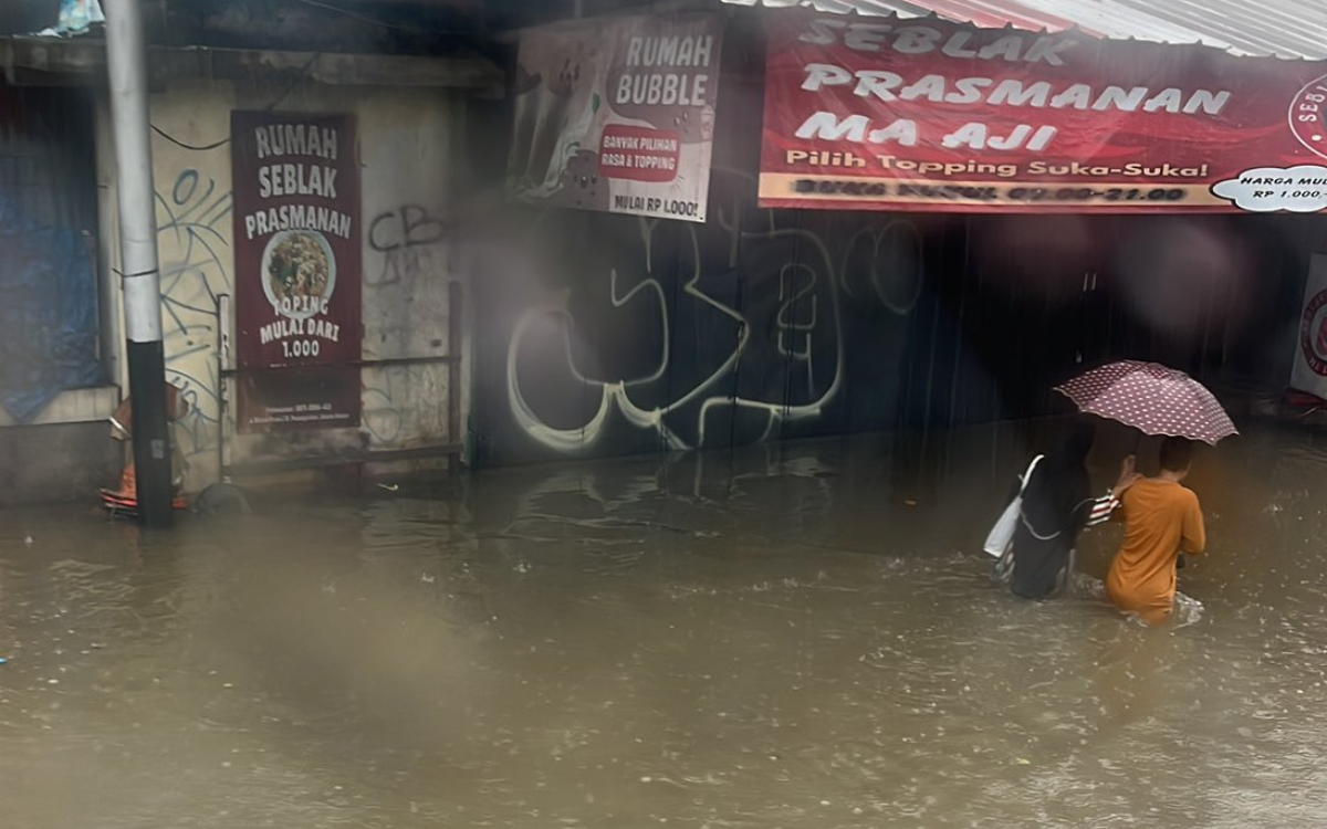 Banjir Jakarta Meluas di 48 RT, Berikut Titik Genangannya