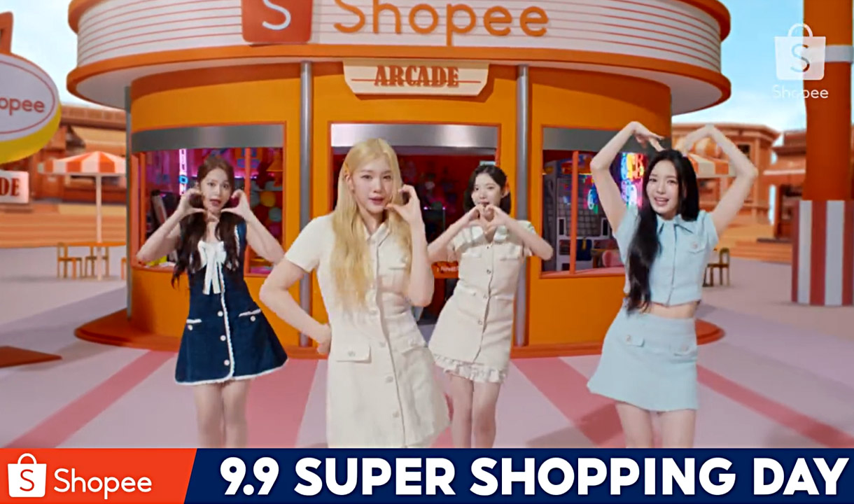 Hearts2Hearts Pukau Penggemar Lewat Iklan Shopee 9.9 Super Shopping Day