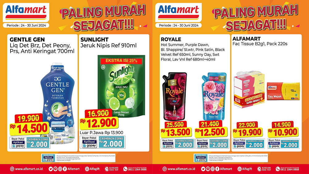 Katalog Promo Alfamart Hari Ini 26 Juni 2024, Diskon Sabun Cuci Piring hanya Rp12 Ribuan!