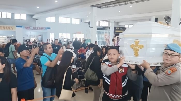 Tiga Jenazah Korban Kebakaran KM Barcelona V Dipulangkan ke Pihak Keluarga di Talaud