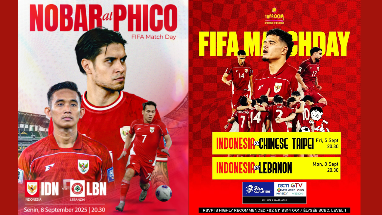 12 Lokasi Nobar Timnas Indonesia vs Lebanon di Jakarta, Bogor, dan Depok Malam ini, Yuk Dukung Skuad Garuda! 