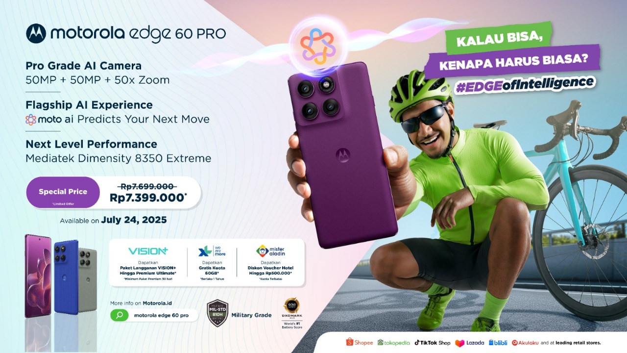 Motorola Edge 60 Pro Segera Dirilis, Ini Detail Harga dan Spesifikasinya!