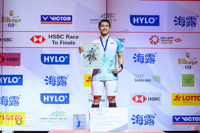 Jonatan Christie Jadi Juara Hylo Open 2025, Gelar Ketiga di Empat Turnamen Terakhir