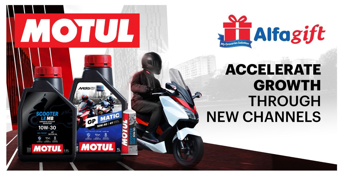 Motul Gandeng Alfamart, Kini Produk Resmi Tersedia Praktis di Alfagift