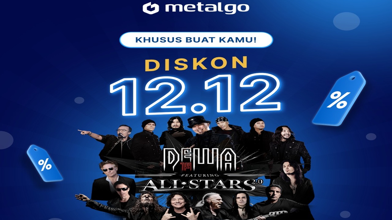 SERBU! Promo 12.12 Tiket Konser Dewa 19 All Stars 2.0: Hujan Diskon 24 Persen dan Buy 12 Get Free 12