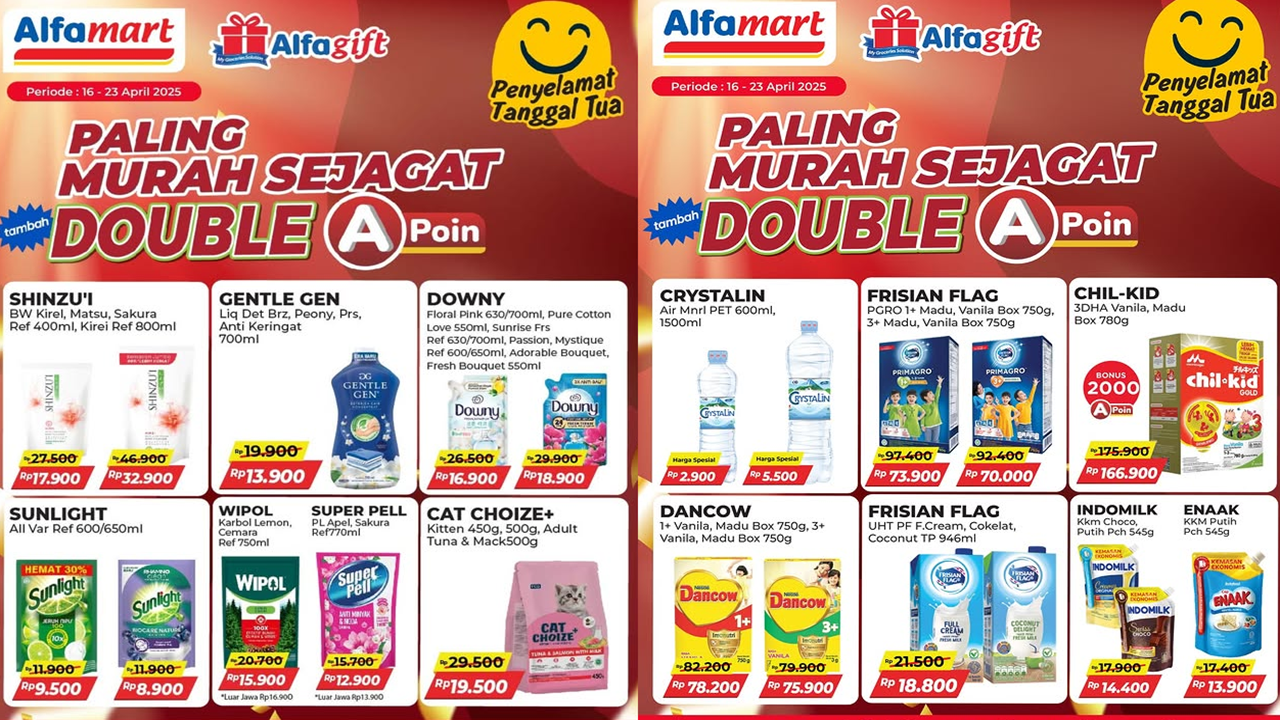 Promo Alfamart Terbaru Pekan Ini 16-20 April 2025, Serbu Diskon Sabun Sunlight cuma Rp8 Ribuan!