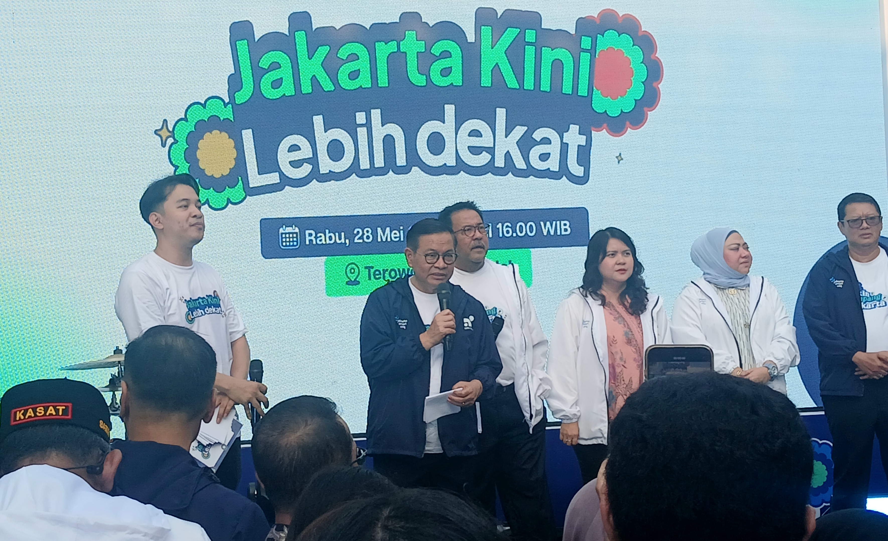Pramono Re-Launching JAKI dengan 11 Fitur Baru, Dilengkapi Layanan Gawat Darurat