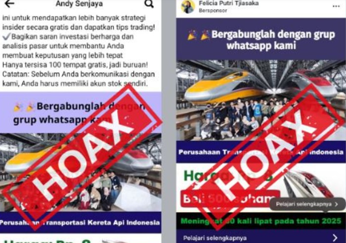 Awas! Penipuan Berkedok Jual Beli Saham di KCIC Beredar Luas di Media Sosial