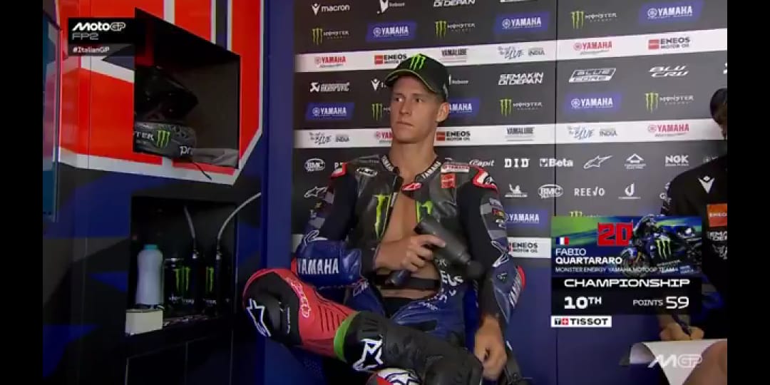 Quartararo Keluhkan Getaran Tinggi YZR-M1 di Sprint Race MotoGP Italia, Cedera Bahu Buka Masalah Utama!