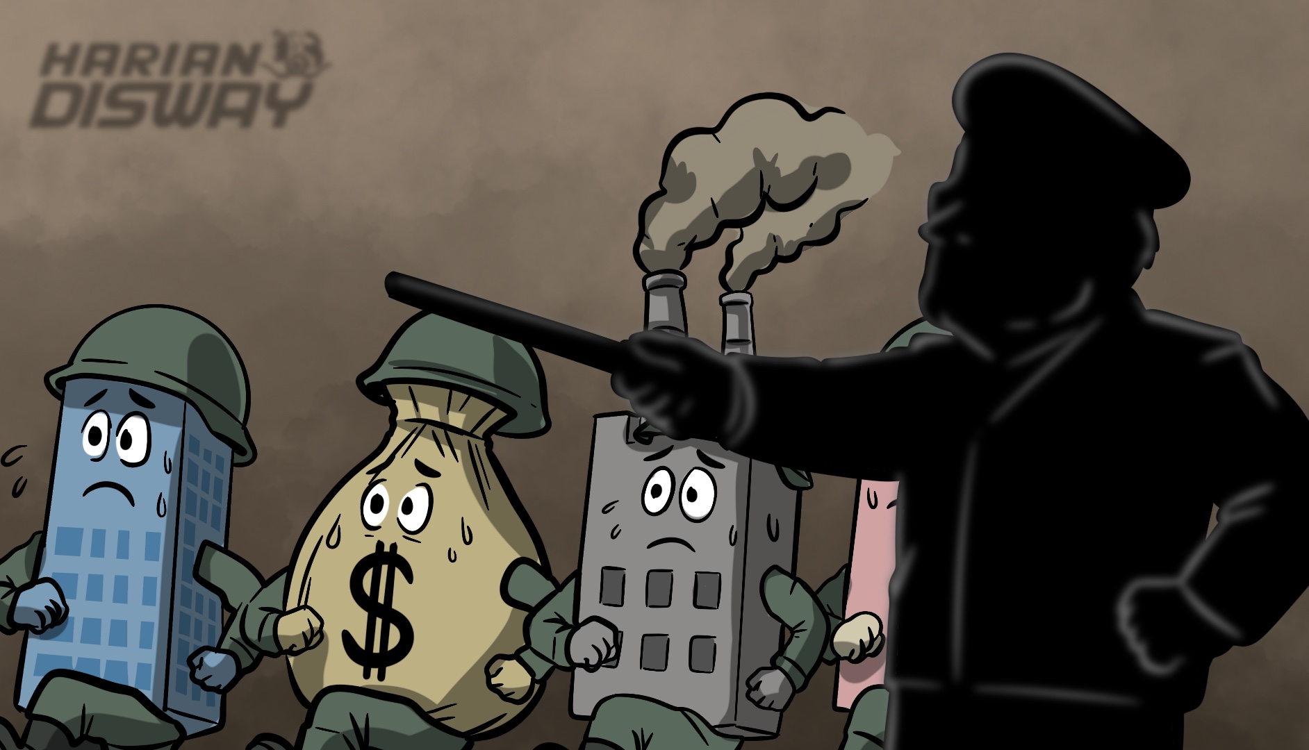 Military Capitalism: Saat Kapitalisme Disuruh Baris-berbaris