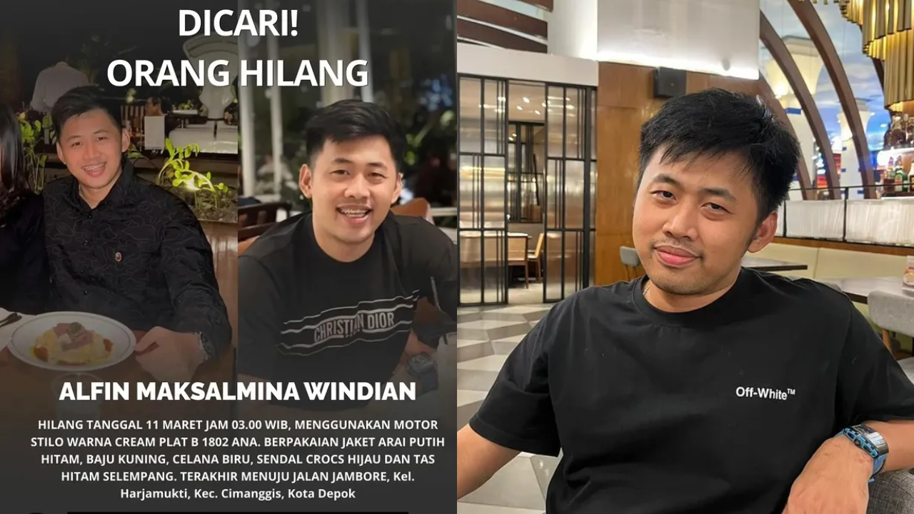 Sosok Alfin Maksalmina Windian, Pria yang Sempat Hilang Ditemukan Tewas di Cikeas