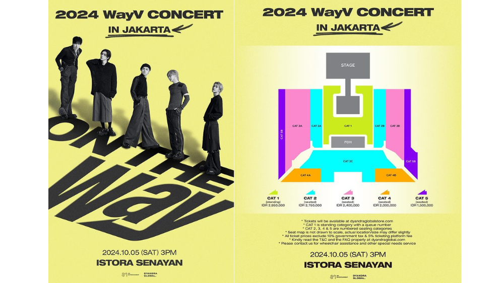 Harga Tiket Konser WayV di Jakarta 5 Oktober 2024, Mulai Rp1,5 Juta