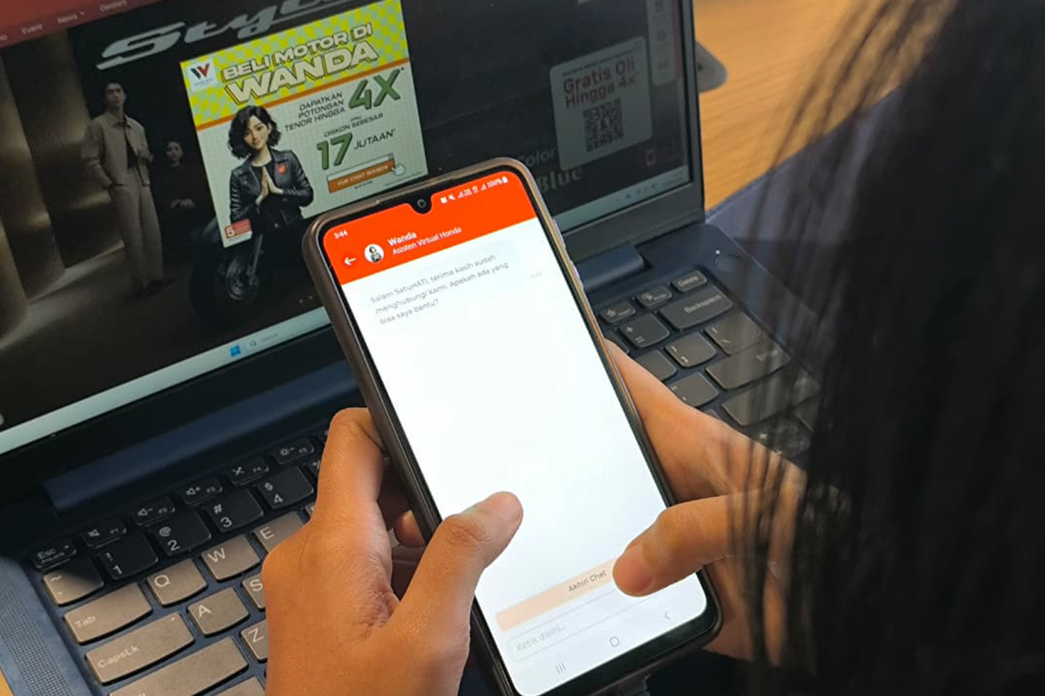 Cukup Tanya Wanda AI, Semua Kebutuhan Sepeda Motor Honda Terjawab