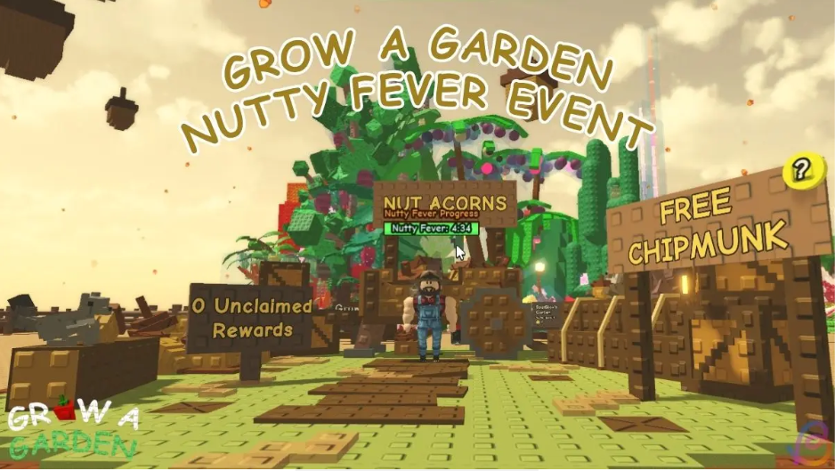 Ini Cara Aktifkan Nutty Fever di Grow a Garden Roblox