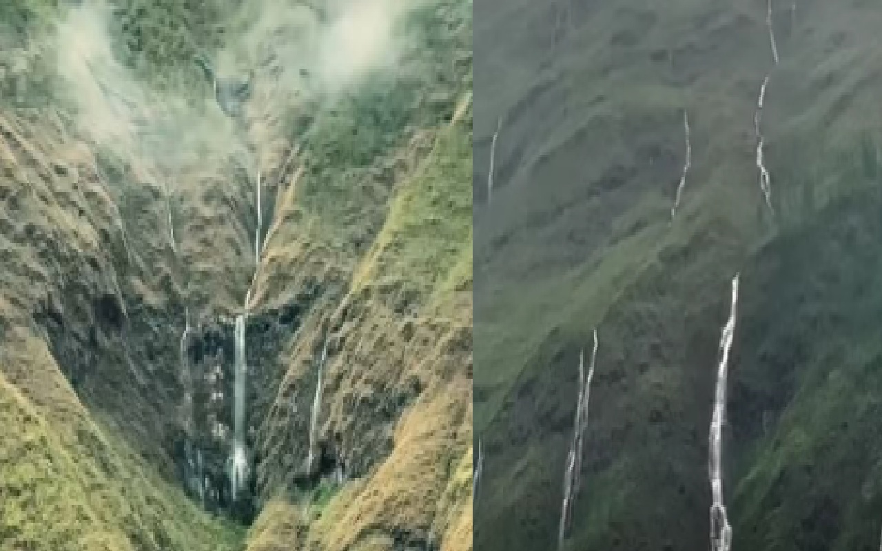 Puluhan Air Terjun Muncul di Bukit Sembalun Lombok, Penampakannya Bikin Heboh!