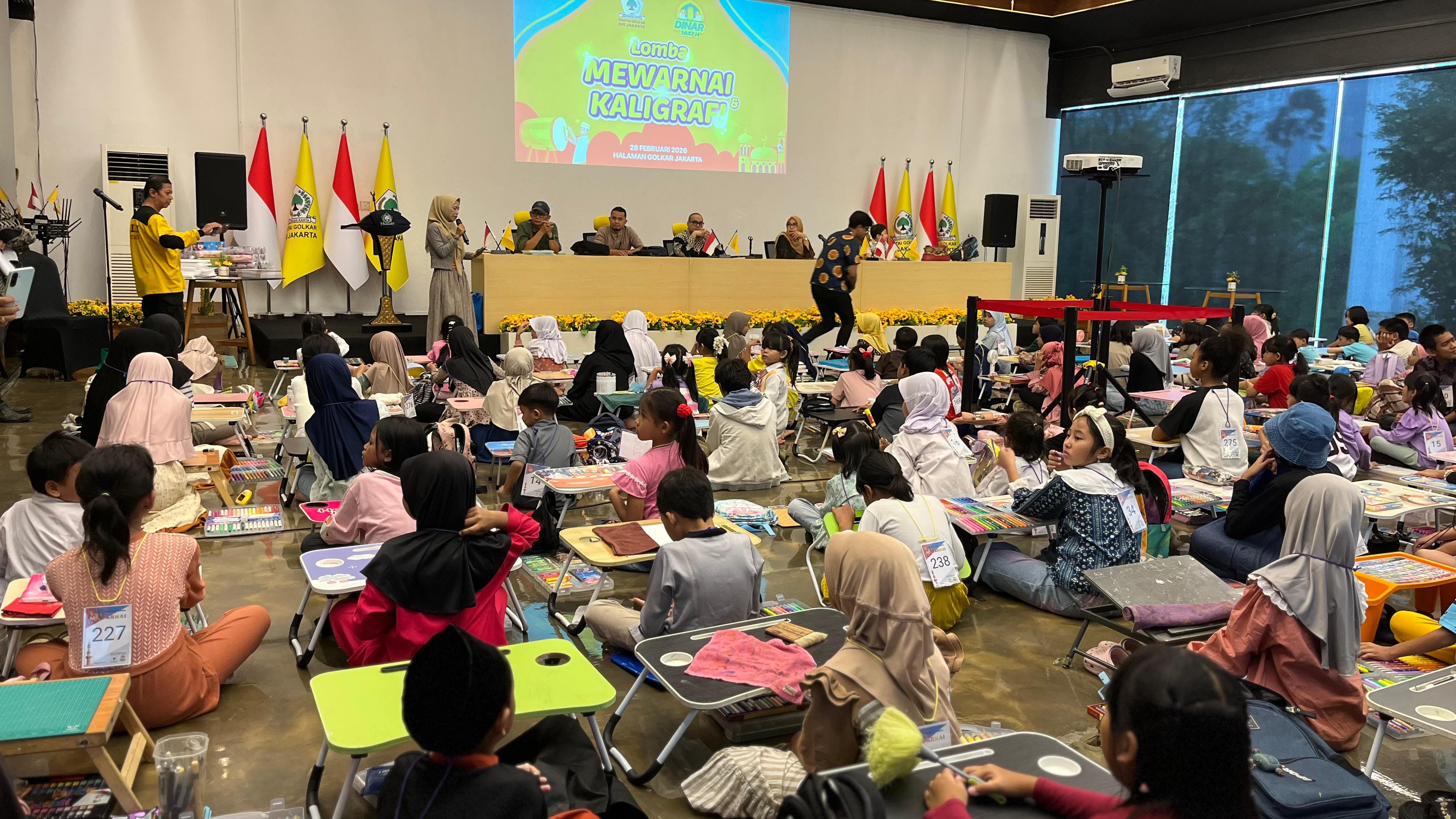 Golkar DKI Gelar DINAR 1447 H, Meriahkan Ramadan dengan Lomba Mewarnai dan Kaligrafi