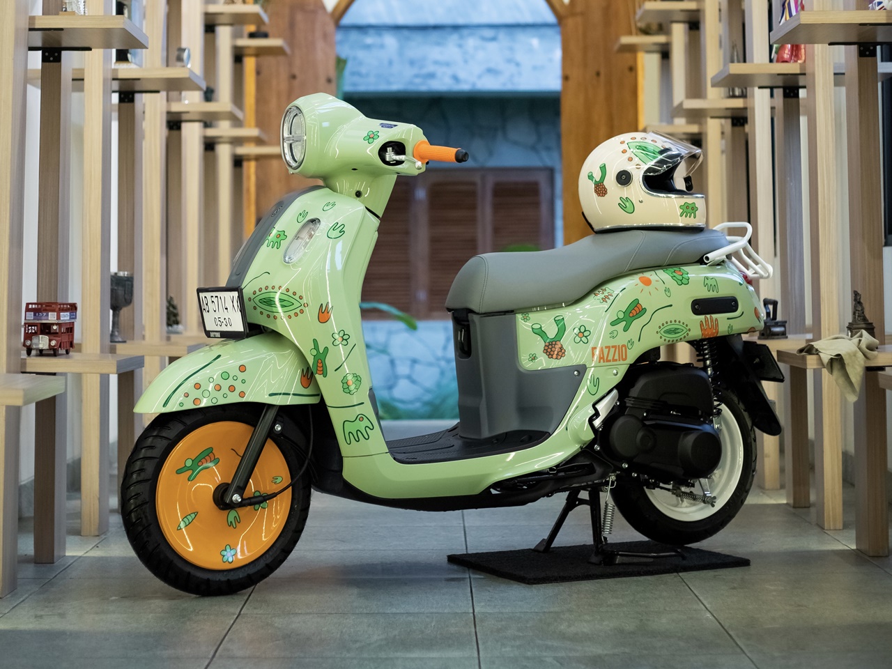 Sentuhan Stiker Mikroorganisme Bikin Fazzio Hybrid Makin Estetik dan Penuh Gaya