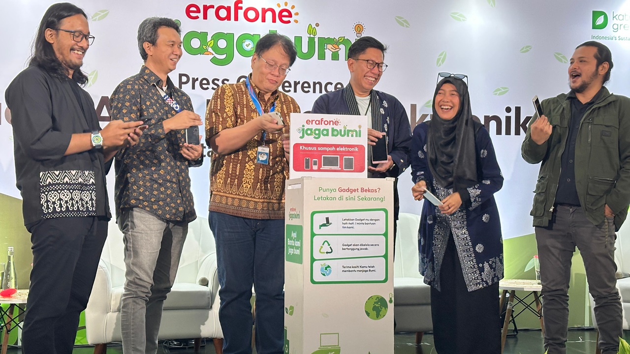 Cara erafone Jaga Bumi, Hadirkan Fasilitas Pengelolaan Limbah Elektronik