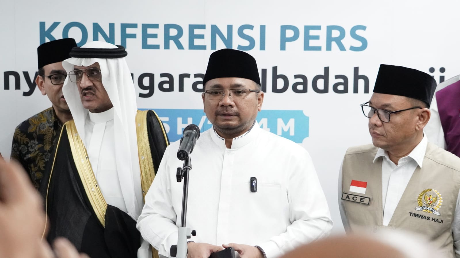 Menag Apresiasi Penambahan Layanan Fast Track Jemaah Haji Indonesia: Cepat Sekali, Kurang dari 2 Menit