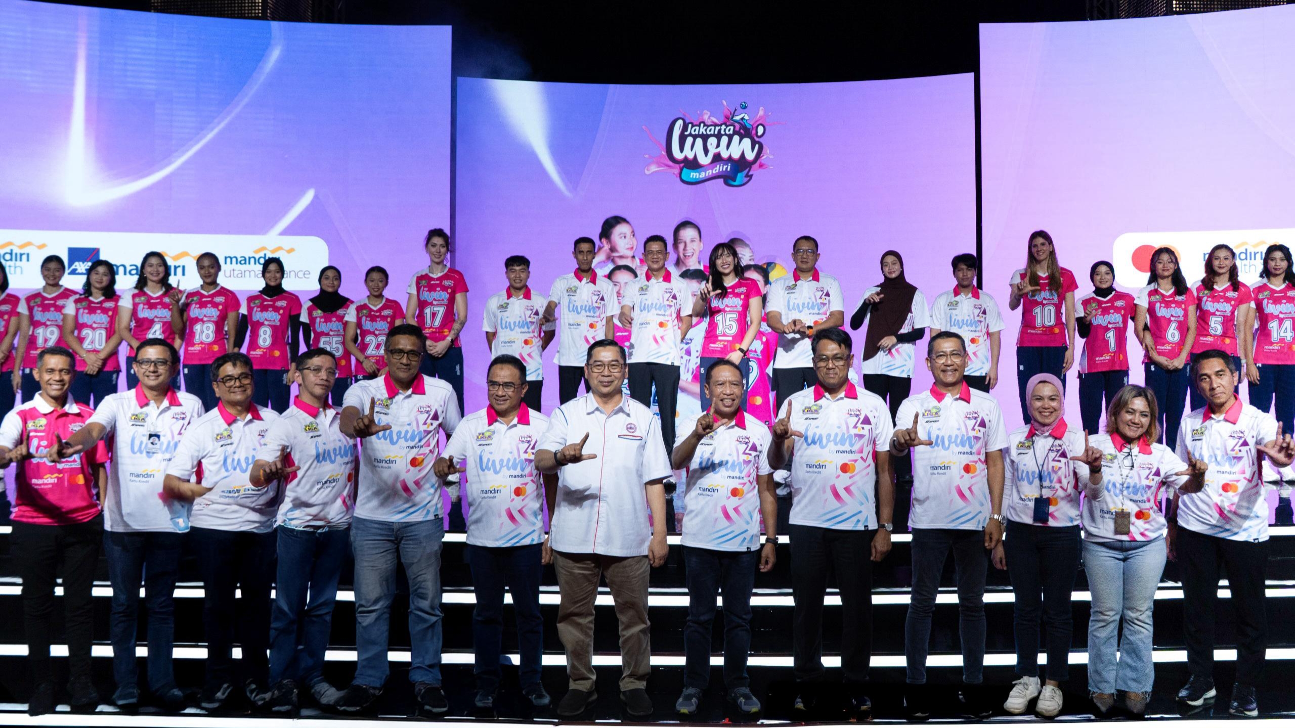 Resmi Launching, Jakarta Livin’ by Mandiri Siap Tancap Gas di Proliga 2026