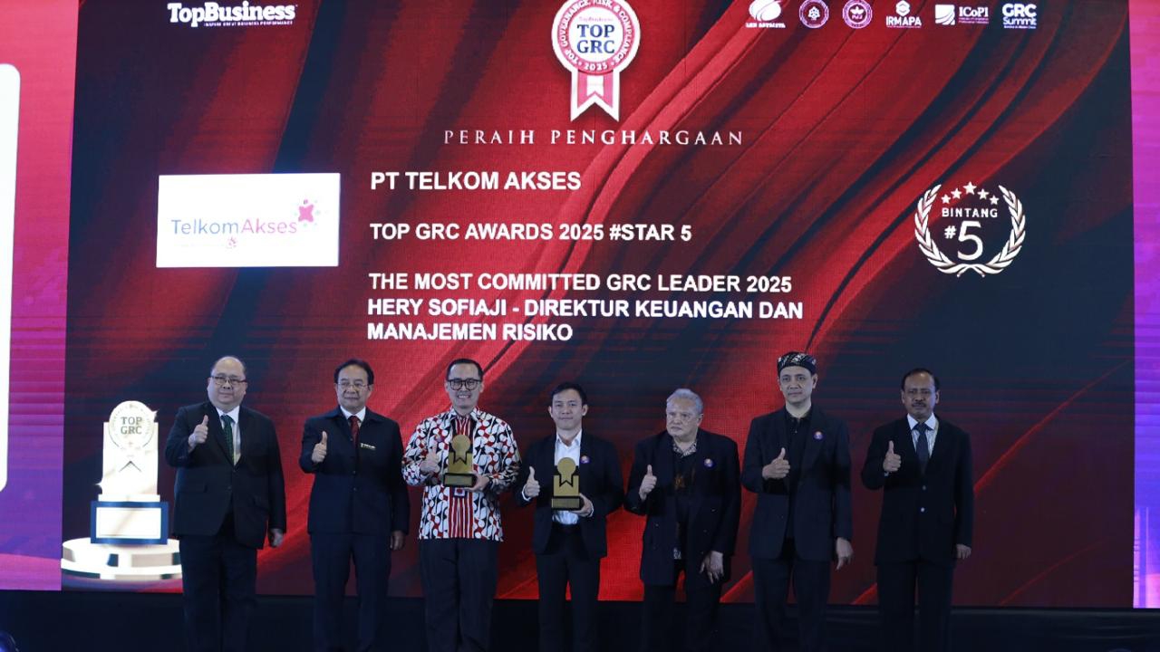 Telkom Akses Pertahankan TOP GRC Award 2025: Buah Konsistensi dan Keunggulan Tata Kelola!