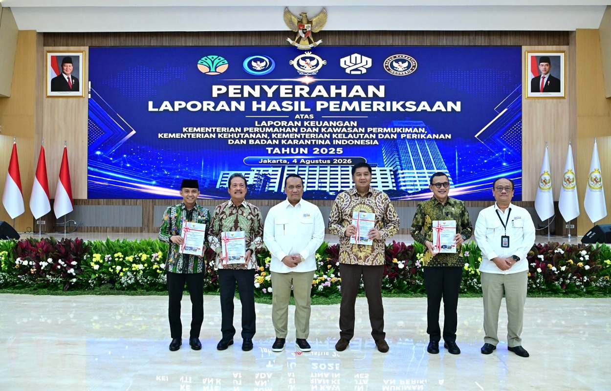Serahkan LHP LK 2025, BPK Ingatkan 4 Kementerian WTP Bukan Tujuan Akhir