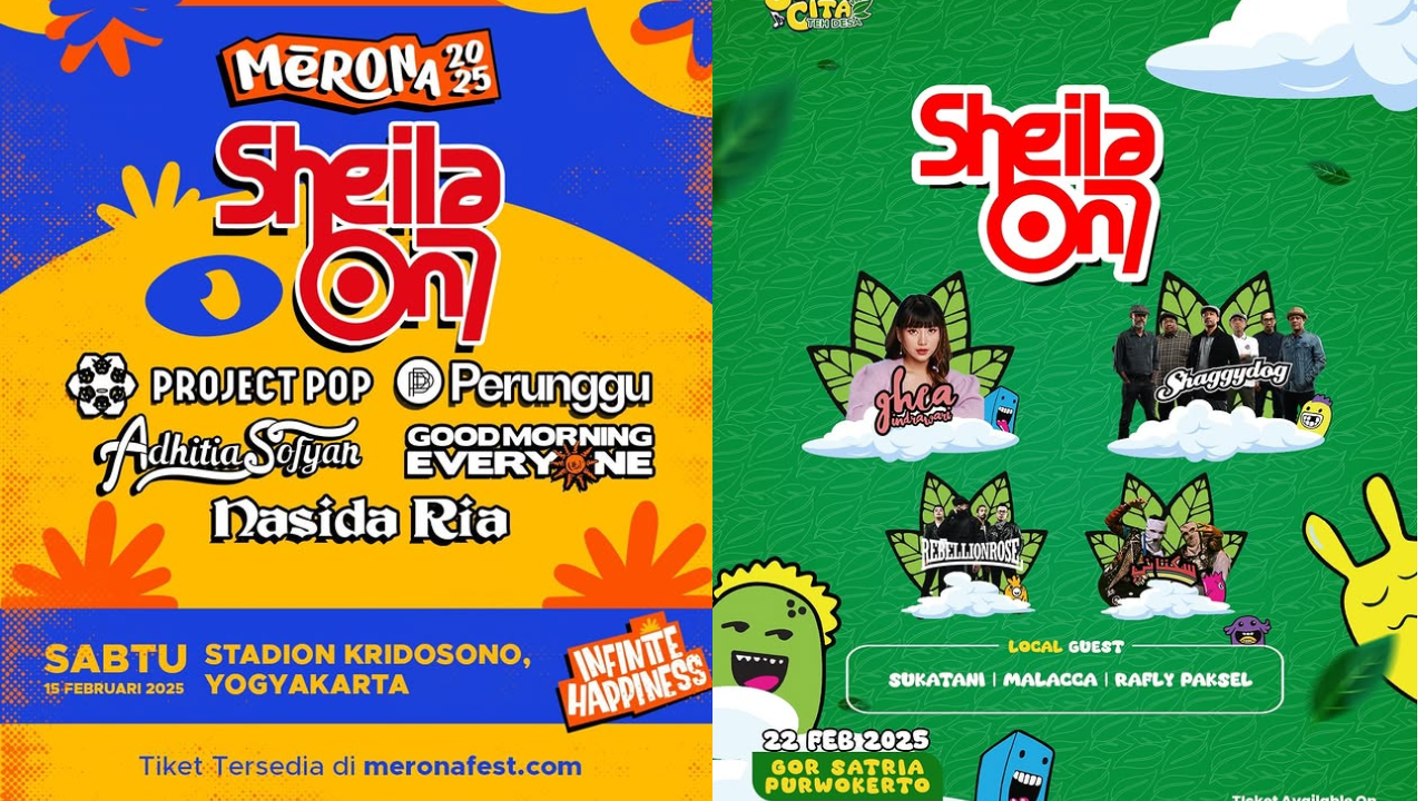 Sheila Gank Merapat! Jadwal Konser Sheila On 7 Februari 2025, Ada di Jogja hingga Purwokerto