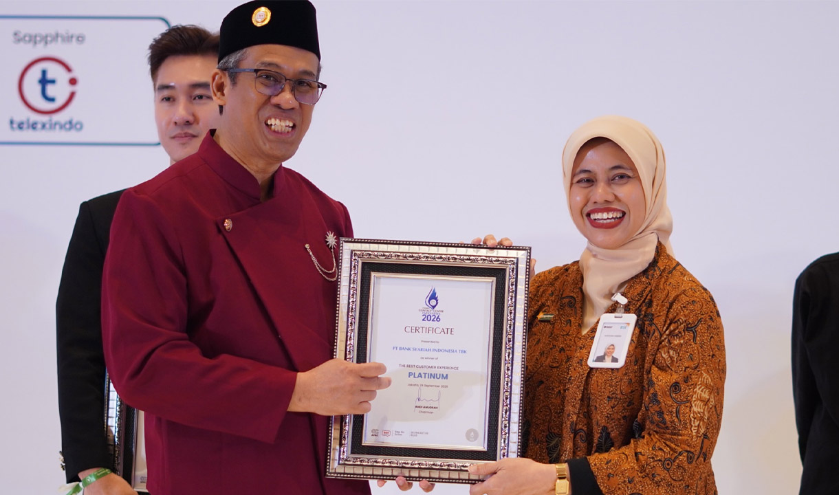 Wujud Nyata Transformasi Bersama Danantara Indonesia, BSI Sabet Penghargaan di TBCCI 2026