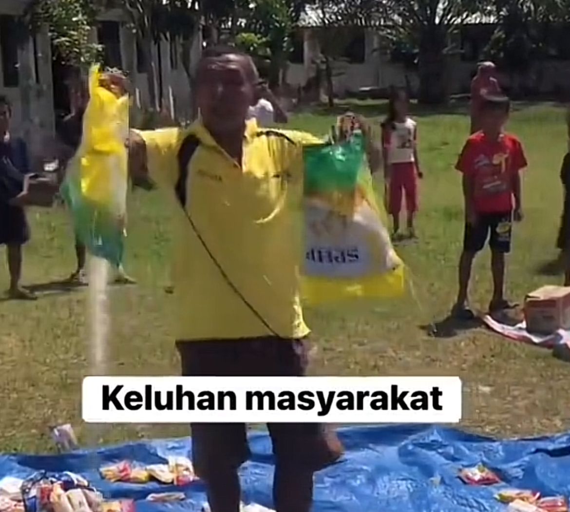 Viral Beras Bantuan Dijatuhkan dari Helikopter di Tapanuli Utara, Tidak Bisa Dimakan