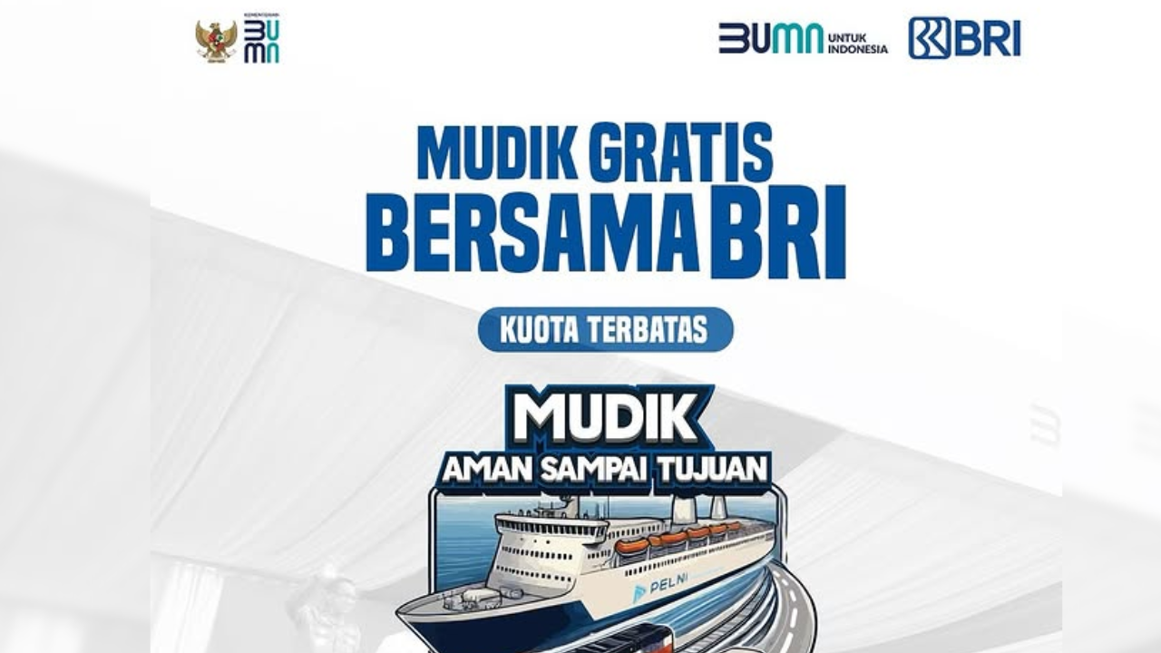 Link dan Cara Daftar Mudik Gratis Bersama BRI 2025 Dibuka 7 Maret Lengkap Rutenya, Jangan sampai Ketinggalan!