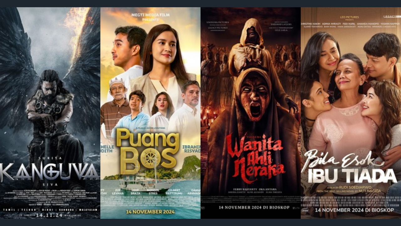 Daftar 4 Film Bioskop Terbaru yang Tayang Perdana Hari ini 14 November, Ada Horor, Komedi, hingga Action