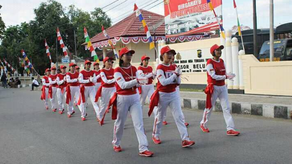 5 Contoh Yel-Yel Gerak Jalan 17 Agustus yang Seru dan Bikin Semangat, Dijamin Bakal Juara!