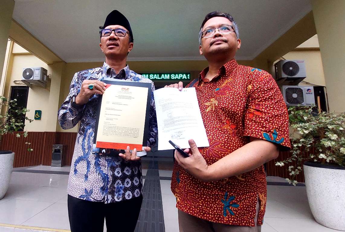 Adhy Karyono Laporkan Dugaan Pemalsuan Tanda Tangan Petinggi RS ke Polda Jatim