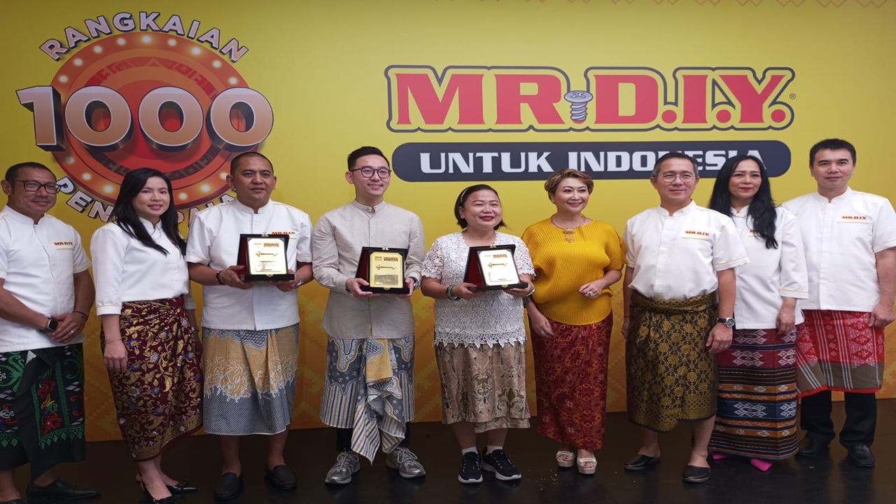MR.D.I.Y. Indonesia Punya 1.000 Toko Demi Perkuat Industri Ritel Peralatan Rumah Tangga
