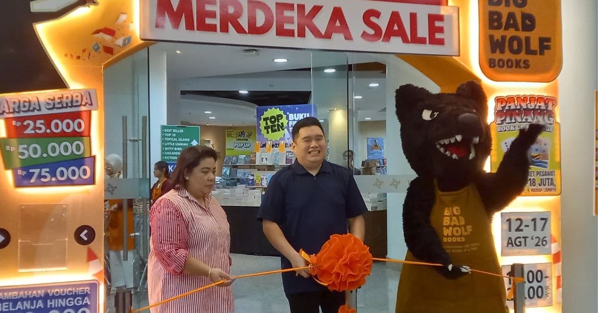 Big Bad Wolf Indonesia Hadir di Surabaya, Libatkan 55 Publisher dari Lima Benua