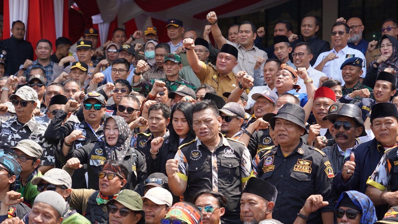 Ormas se-Kabupaten Bogor Deklarasikan Damai Jaga Kabupaten Bogor