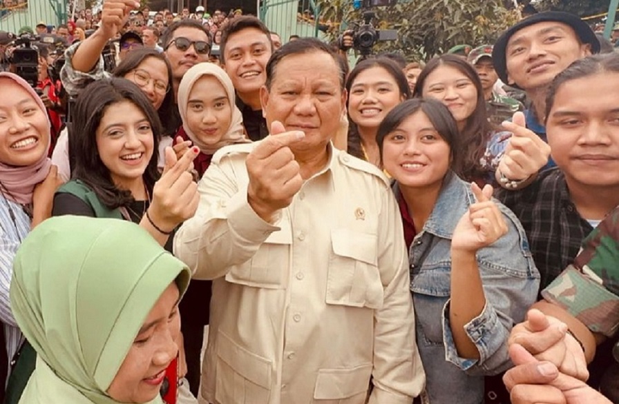 Survei Poltracking: Elektabilitas Prabowo Ungguli Ganjar dan Anies 