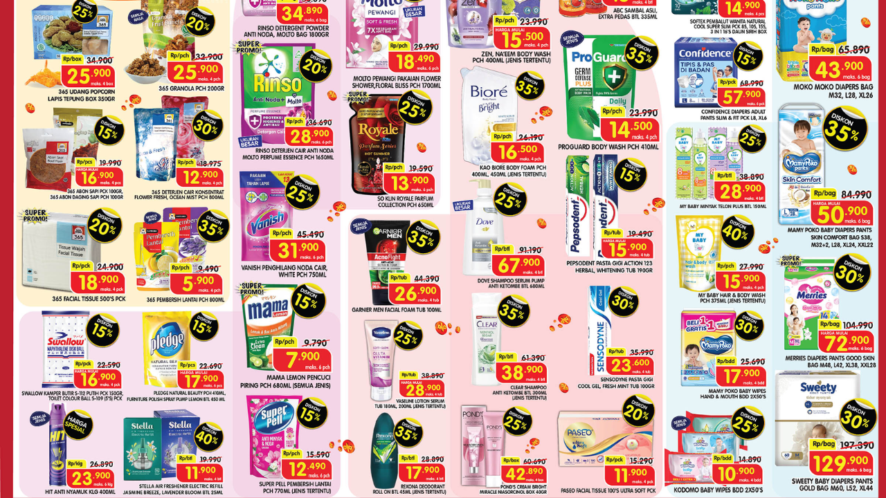 Promo JSM Superindo Hari Ini Terbaru 11 Mei 2025, Edisi Libur Waisak Sabun Cuci Piring Mulai Rp7 Ribuan