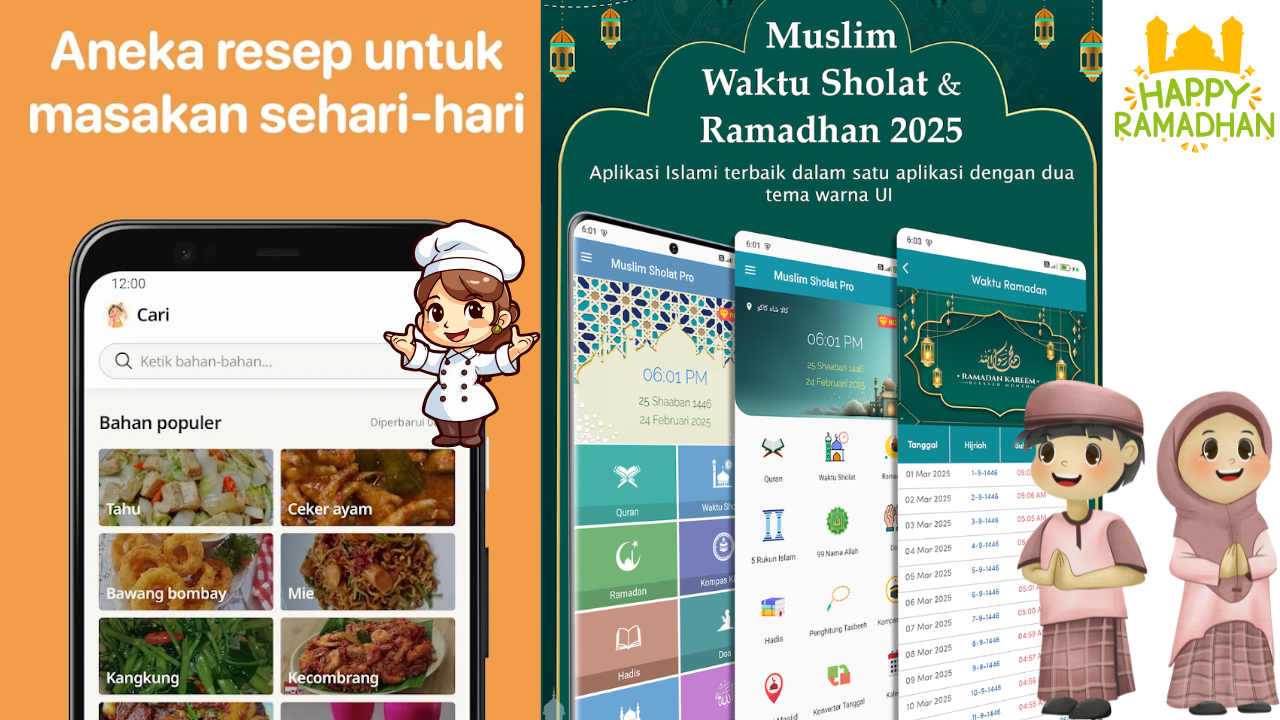 5 Rekomendasi Aplikasi untuk Menemani Aktivitas di Bulan Ramadhan 2025, Bisa Dipakai Lewat HP!