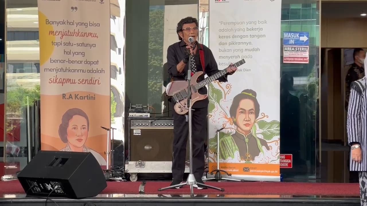 Tampil di KPK, Bang Haji Rhoma Irama Bawakan 4 Lagu: Kita Doakan Para Pejabat Tak Suka Korupsi